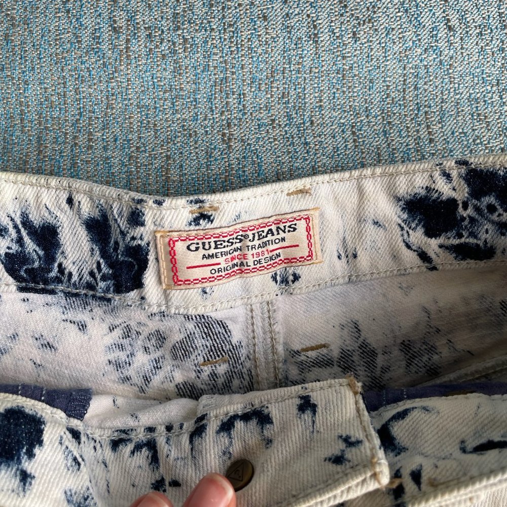 Guess | Tie-Dye Denim Shorts - Picture 11 of 13